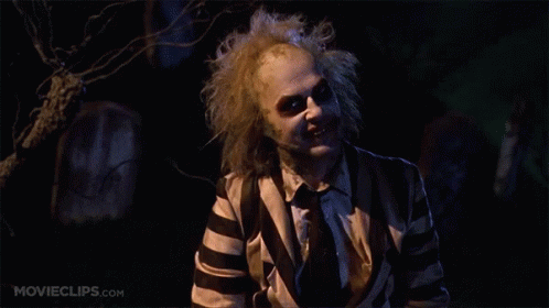 Beetle Juice Its Show Time GIF - Beetle Juice Its Show Time Lets Get Started GIFs