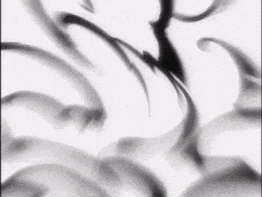 a black and white painting of a tree with a lot of leaves on a white background .