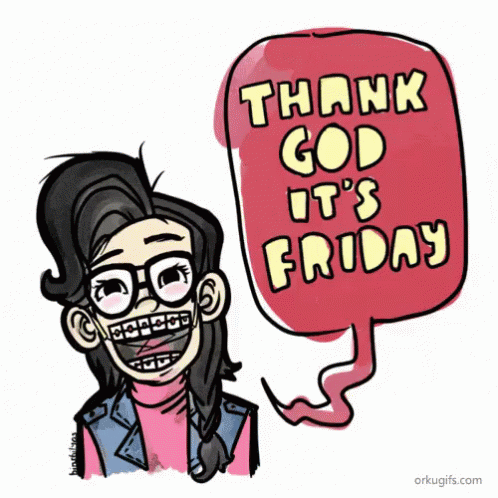 Cartoon Katy GIF - Tgif Thank God Its Friday GIFs