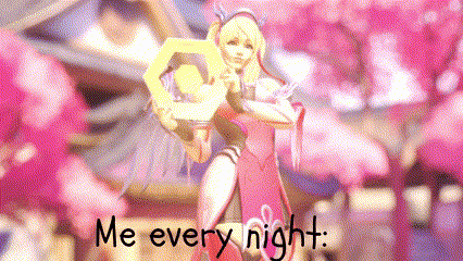 a girl in a pink dress is standing in front of a pink background with the words me every night written on it