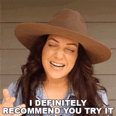 I Definitely Recommend You Try It Jess Pryles GIF - I Definitely Recommend You Try It Jess Pryles You Should Try This One GIFs