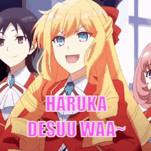 haruka desuu waa is the name of the anime girl