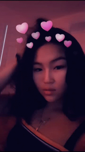 Hearts Filter GIF - Hearts Filter Serious GIFs