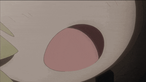 a cartoon character says lit 's soooo daaark in a foreign language