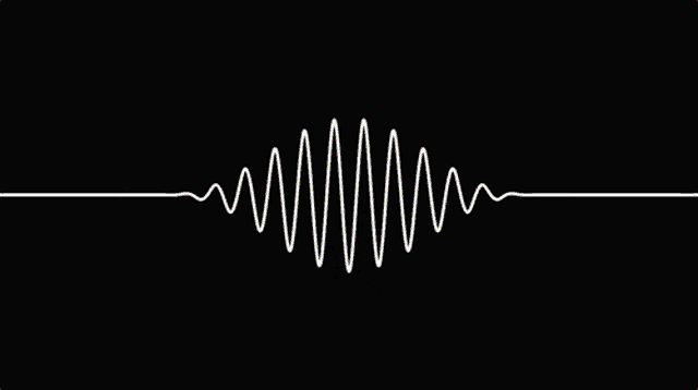 a black background with white lines and a red line going through it