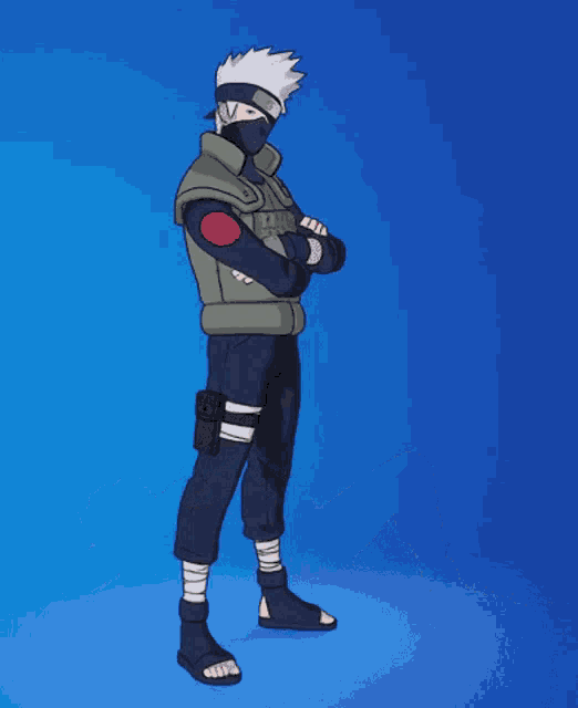a drawing of a man with a mask on his face