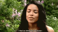Aaliyah Blessed GIF - Aaliyah Blessed Smile GIFs