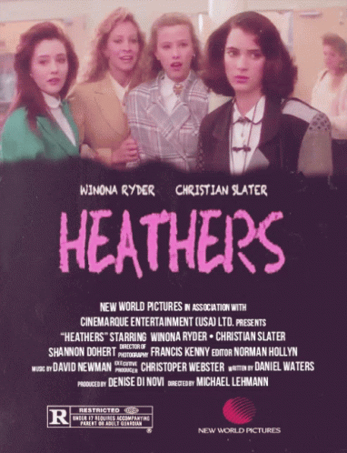 Heathers Movie Poster GIF - Heathers Movie Poster Old Movie GIFs