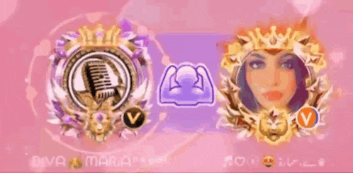 a picture of a woman with a crown and the words diva maria on the bottom
