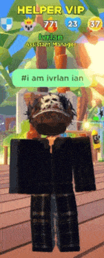 a screenshot of a video game with the name helper vip on it