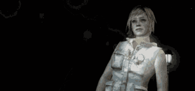 a woman in a video game says " don t you think blondes have more fun "