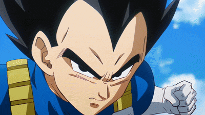 a close up of a cartoon character with a blue shirt