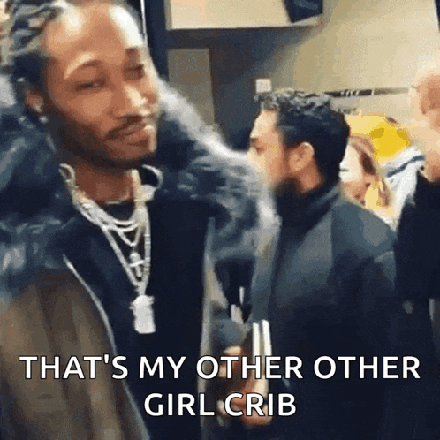 a man says that 's my other other girl crib in a crowd