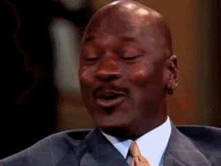 Lebron Is The Best Of All...Haha I Can'T Even Finish GIF - Laughing Laugh Michael Jordan GIFs