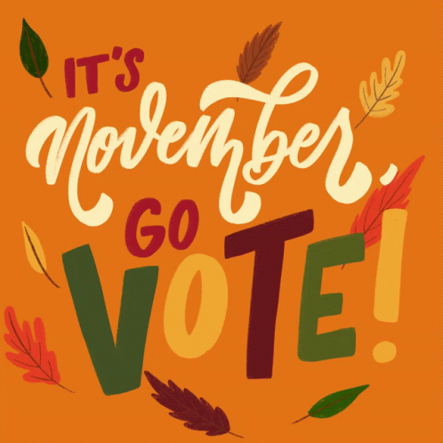 Moveon Its November Go Vote GIF - Moveon Its November Go Vote November GIFs