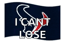 a sign that says i cant lose with a texas flag on it