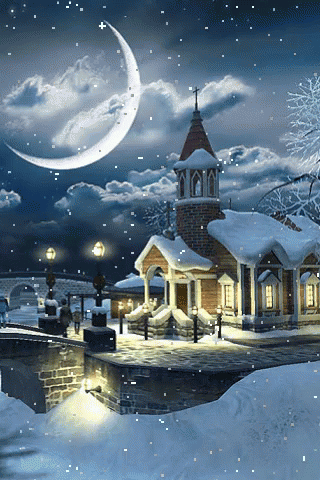 Holiday Winter GIF - Holiday Winter Moon GIFs