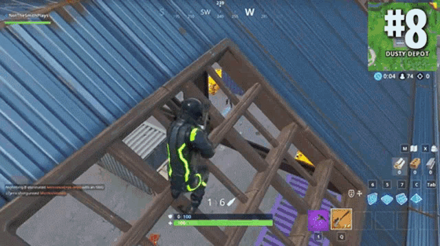a screenshot of a video game called dusty depot