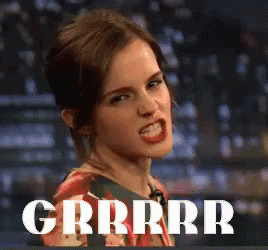 Emma Watson Snarl - Grrr GIF - Grrr Emma Watson Snarl GIFs
