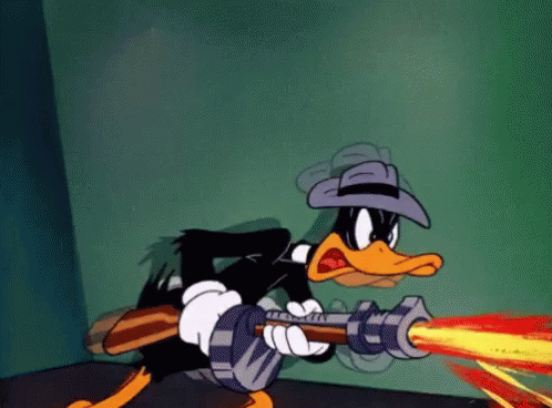 Daffy Duck Gun GIF - Daffy Duck Gun GIFs