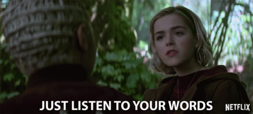 Just Listen To Your Words Be Honest GIF - Just Listen To Your Words Just Listen Words GIFs