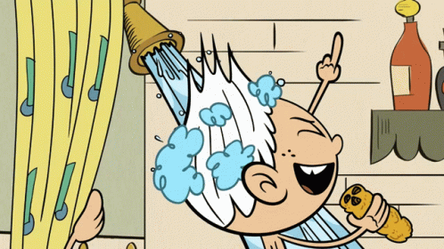 Lincoln_loud Singing GIF - Lincoln_loud Singing Shower GIFs