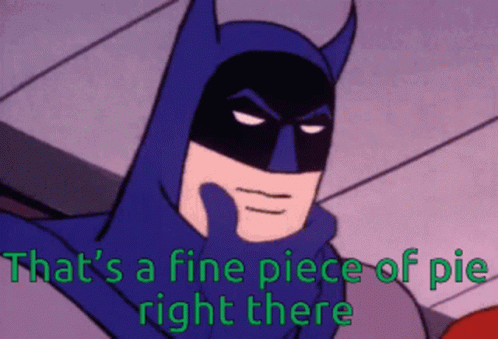 Batman Thinking GIF - Batman Thinking That A Fine Piece Of Pie Right There GIFs