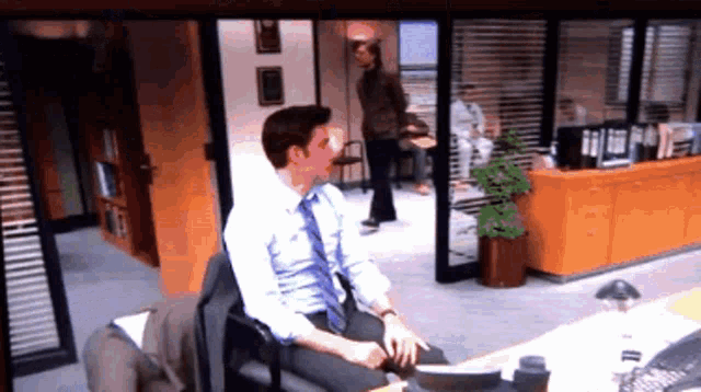 The Office Jim GIF