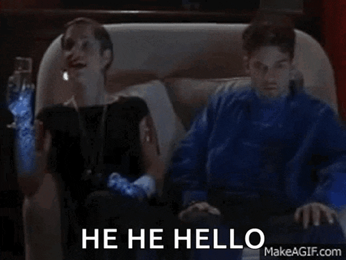 Party Girl Hello GIF