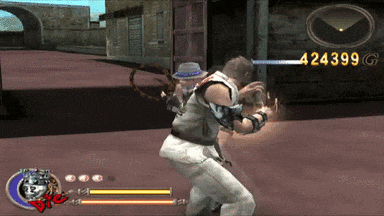 a screenshot of a video game with a score of 42499