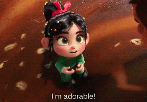 I'M Adorable GIF - Adorable Reck It Ralph Vanellope GIFs