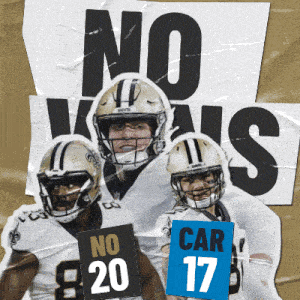 Carolina Panthers (17) Vs. New Orleans Saints (20) Post Game GIF - Nfl National Football League Football League GIFs