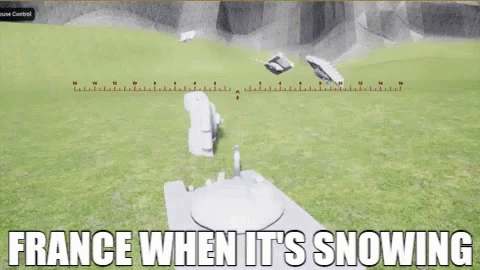 France When Its Snowing Tank GIF - France When Its Snowing Tank Snow GIFs