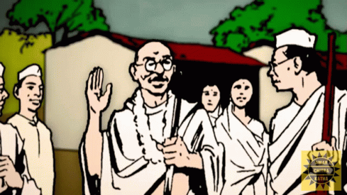 Hear Me Out Mahatma Gandhi GIF - Hear Me Out Mahatma Gandhi Amar Chitra Katha GIFs