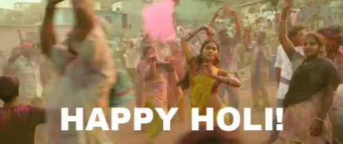 Happy Holi Colorful GIF - Happy Holi Colorful Dancer GIFs