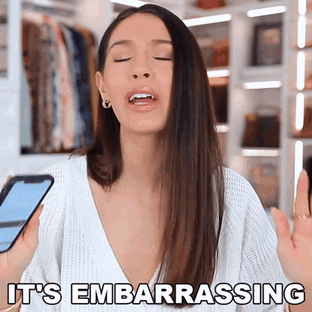 Its Embarrassing Shea Whitney GIF - Its Embarrassing Shea Whitney Its Kinda Awkward GIFs