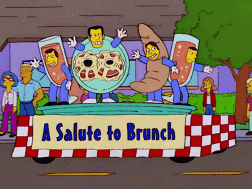 Simpsons Salute GIF - Simpsons Salute Brunch GIFs