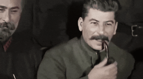 a man with a beard and mustache is smoking a pipe .