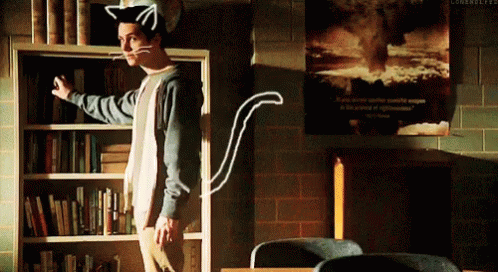Dylan O Brien Cat GIF - Dylan O Brien Cat Teen Wolf GIFs