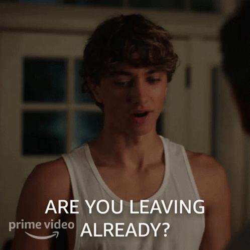 Are You Leaving Already Jeremiah GIF - Are You Leaving Already Jeremiah The Summer I Turned Pretty GIFs