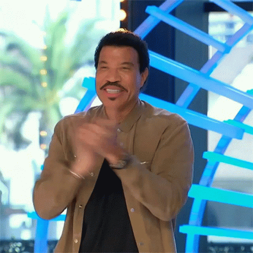 Clapping Lionel Richie GIF - Clapping Lionel Richie Idols Global GIFs