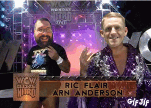 Ric Flair Arn Anderson GIF - Ric Flair Arn Anderson Wwe GIFs