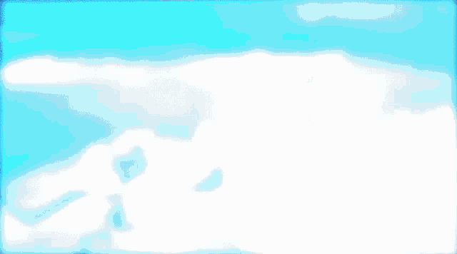 a blue dragon with a horn is flying through the sky