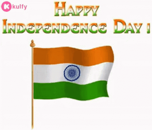 Independence Day Wishes National Flag GIF