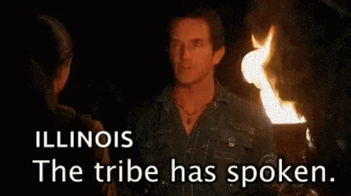 Illinois Tribe Has Spoken GIF - Illinois Tribe Has Spoken Survivor GIFs