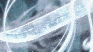 a close up of a glowing swirl with a blue background