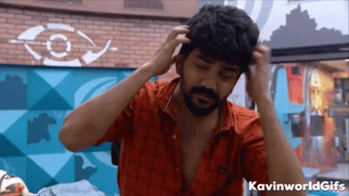 Kavin Bigg Boss Tamil GIF - Kavin Bigg Boss Tamil Fix Hair GIFs