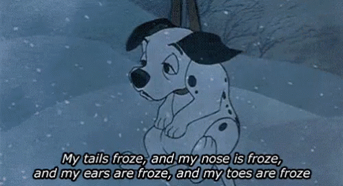 101dalmatians My Nails Froze GIF - 101dalmatians My Nails Froze My Nose Is Froze GIFs