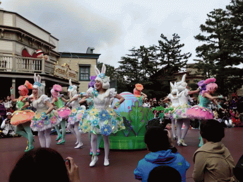 ファッショナブルイースター Disneyland GIF - Fashionable Easter Disney Land GIFs
