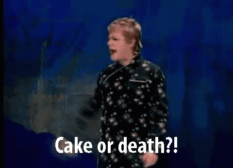 Cake Or Death Eddie Izzard GIF - Cake Or Death Eddie Izzard GIFs